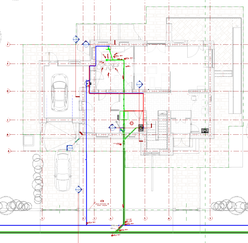 Plumbing Flor Plan